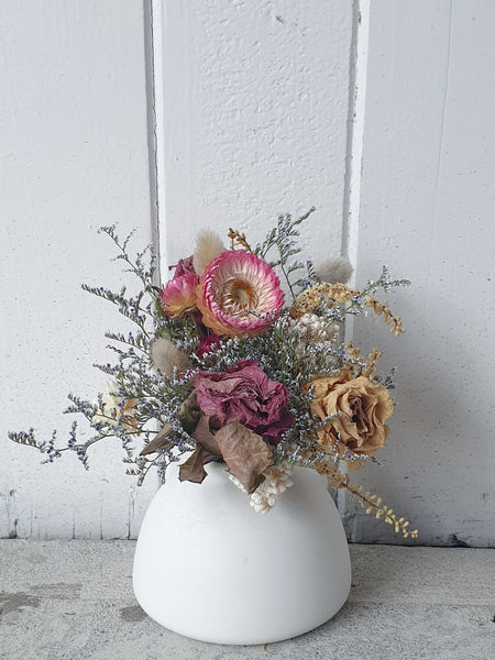 Small Dried Floral Vase