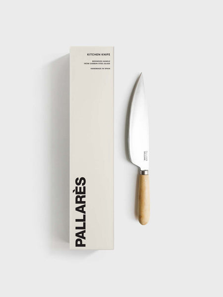 Boxwood Kitchen Knife 16cm | Carbon Steel - Pallares