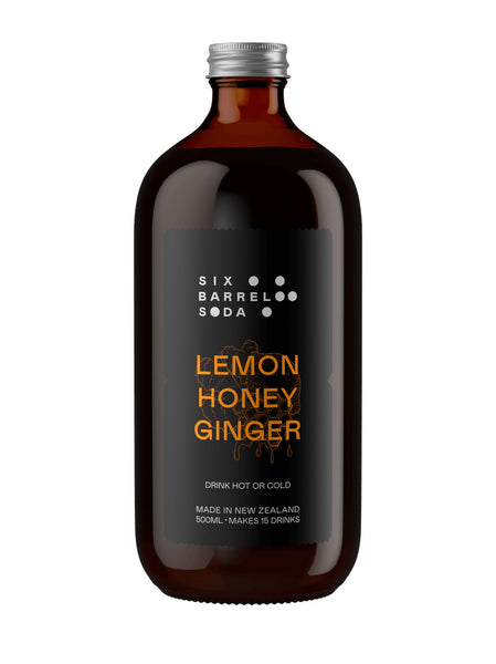 Honey, Lemon + Ginger Syrup - Six Barrel Soda Company