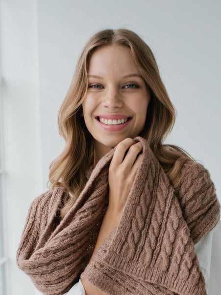 Cosy Cable Scarf - Sophie Store